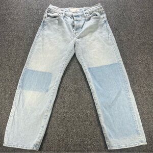 Mother Superior Jeans The Ditcher Crop Pre-Party Jeans Slouchy Straight 28